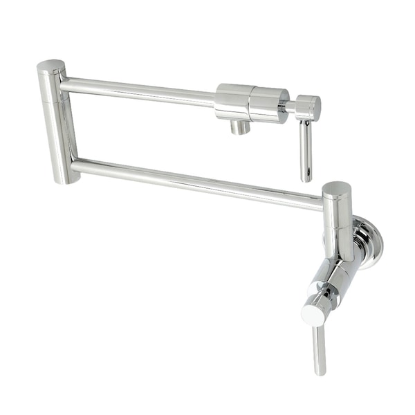 KS4101DL Concord Wall Mount Pot Filler, Polished Chrome